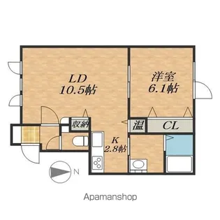 OakⅨ【1階】の間取り