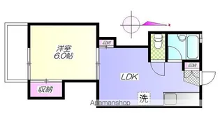コーポスズキ【1階】の間取り