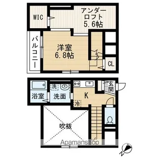 A’BEST井尻六ツ角【101号室】の間取り