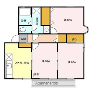 サンライトスクエア II【2階】の間取り