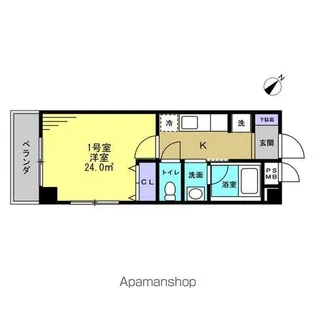 BAYSHORE登戸【3階】の間取り