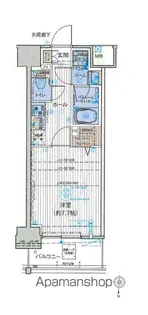 オーキッドレジデンス森下【6階】の間取り