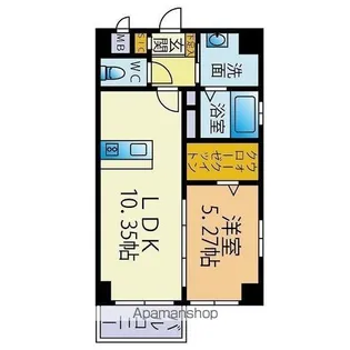 カラコレスⅢ【4階】の間取り
