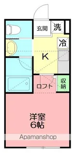 プリムヴェール【1階】の間取り