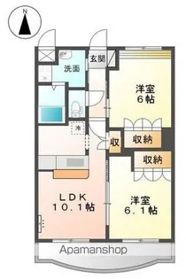 グリーングランデⅠ【2階】の間取り