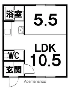 おびひろハウス17【302号室】の間取り