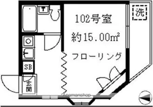 サニーコート【102号室】の間取り