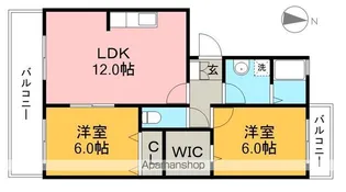 ヴァンミルワール【1階】の間取り