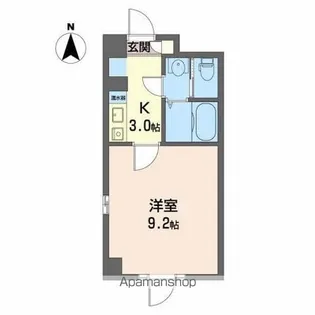 クレール池下【3階】の間取り