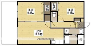 さくらマンション【1階】の間取り