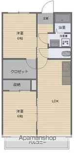 サンパティー【101号室】の間取り