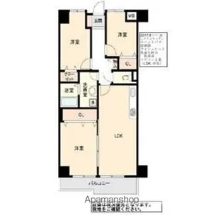 レジデンス代官町スクエア(旧グランカーサ代官町)【8B号室】の間取り