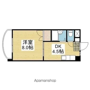 R5マンション【202号室】の間取り