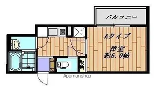 リヴテラス立川【1階】の間取り