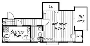ドムスヒルズ光ヶ丘【2階】の間取り