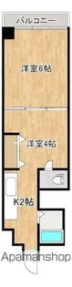 ニッショウビル【4階】の間取り