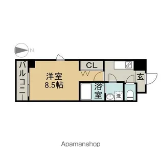 エントピア桜山【701号室号室】の間取り