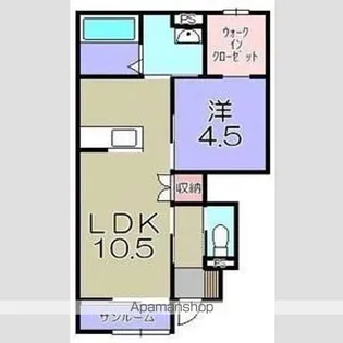 グッドライフステージ中小路【101号室】の間取り