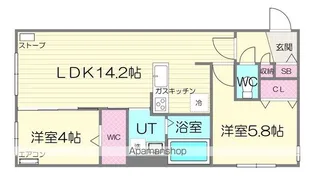 Land Toyohira【1階】の間取り