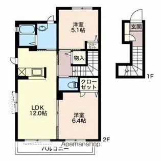 ドミール【2階】の間取り