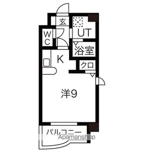リバーブランシェ【405号室】の間取り