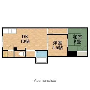 セントブラウンサカエ【2階】の間取り