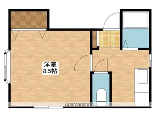 ビバリー新元島【2階】の間取り