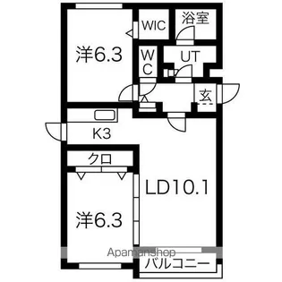 ROSSO【1階】の間取り