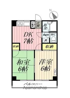 コスモハイツ【105号室】の間取り