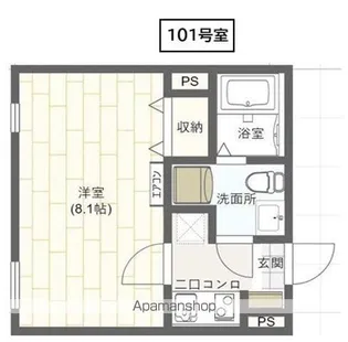 アーバンステージ下落合【101号室】の間取り