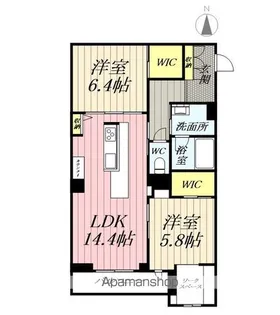 埼玉県三郷市新和3丁目【マンション】の間取り