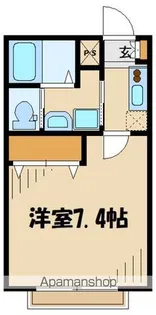 タウンSUNコート高幡不動【111号室】の間取り