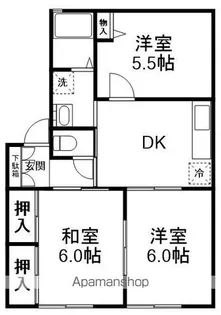 ヤシャルゆりのき【1階】の間取り