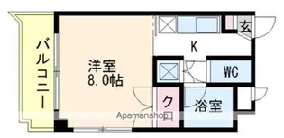 クオリス城西【301号室】の間取り