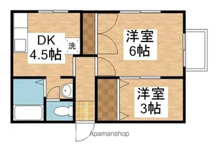 アンジュ【1階】の間取り