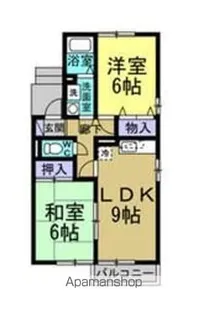 シャルム新浜Ⅱ【103号室】の間取り