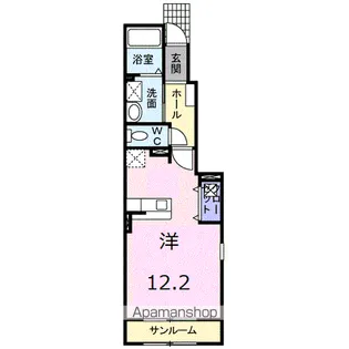 アルドール【101号室】の間取り