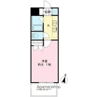 リエス伏見【605号室号室】の間取り