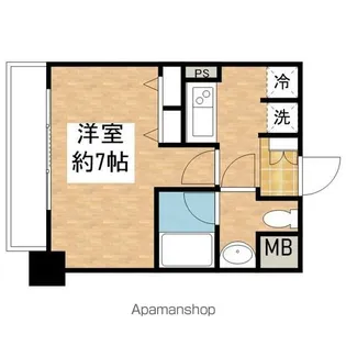 レジディア高岳【2階】の間取り