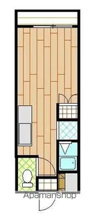 パークハイツ東雲【206号室】の間取り