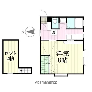 シャイン小田原【1階】の間取り