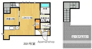 GRANDTICAndiamo【2階】の間取り