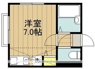 メゾンミシマ壱番館【205号室】の間取り