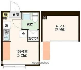 中野ニューメゾンピア【1階】の間取り