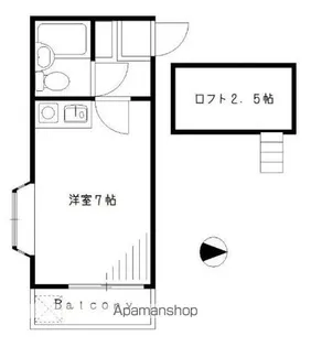西荻ハイツ【2階】の間取り