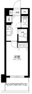 アヴァンツァーレ新宿ピアチェーレ【7階】の間取り