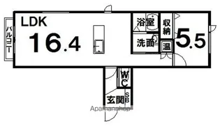 EVER LASTING DECIMO【1階】の間取り