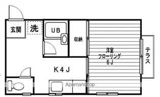 フローレンス目白【1階】の間取り