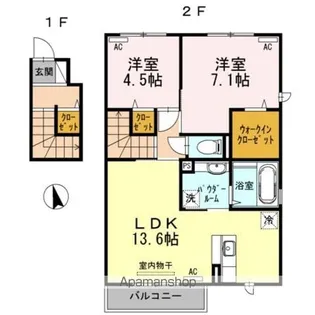 DーPHOENIX【2階】の間取り