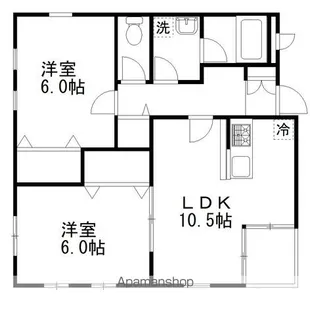 スリール【2階】の間取り